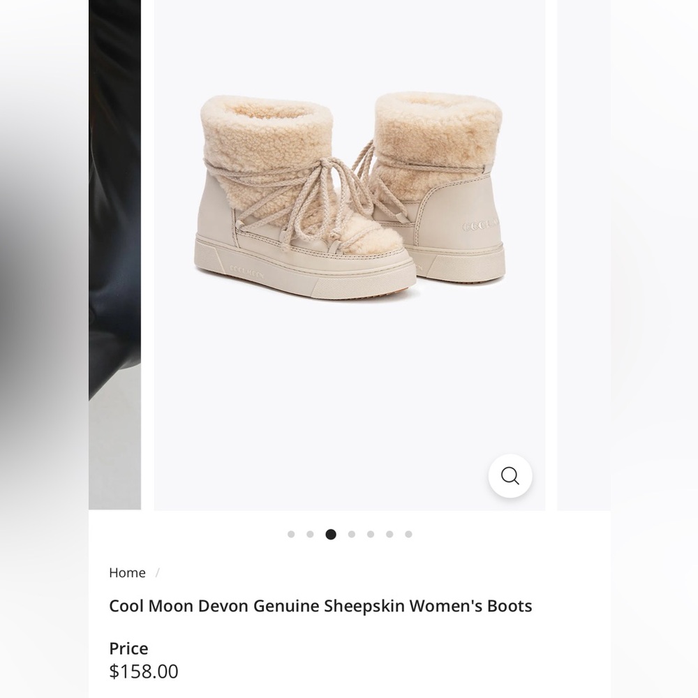 Moon boot Sherpa boots NWT